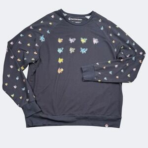 Pokémon Center Eevee Pixel Collection Raglan Crew Sweatshirt Adult 2XL Unisex